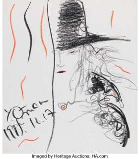 Yoshitaka Amano - Vampire Hunter D Sketch Original Art (2017).