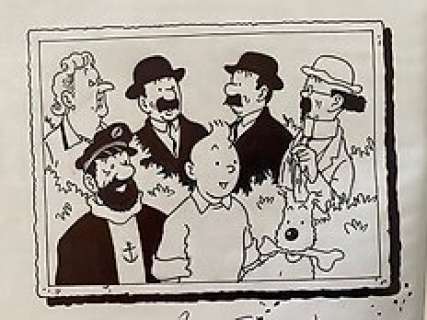 Hergé - Tintin - Les bijoux de la Castafiore (en wallon liégeois) + Dédicace de Roger Brunel - Cartonné - (2009)