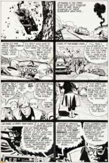 Alex Toth Hot Wheels #5 Story Page 10 Original Art (DC, 1970). | Heritage