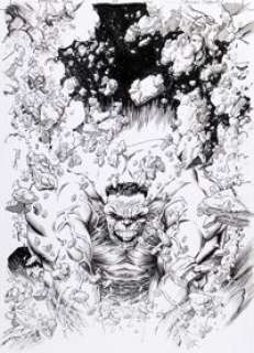 Declan Shalvey Immortal Hulk: Flatline #1 Cover Original Art (Marvel, 2021).
