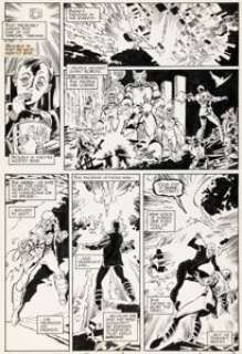 Rick Leonardi and Dan Green Phoenix #1 Unpublished Rachel Summers Story Page Original Art (Marvel, 1986).