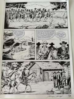 Danubio, Giacomo | Danubio, Giacomo - 2x Tavole originali - Tex n. 661 "Ricercato vivo o morto!" | Catawiki