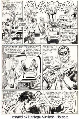 Neal Adams and Bernie Wrightson Green Lantern #84 Story Page 10 Original Art (DC, 1971). | Heritage