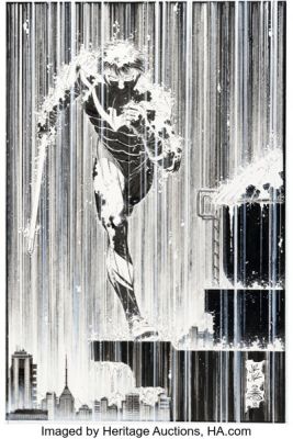 John Romita Jr. and Danny Miki Nightwing #44 Variant Cover Original Art (DC, 2018). | Heritage