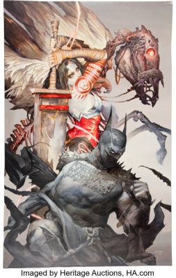 Dan Quintana Absolute Batman #16 Absolute Wonder Woman Variant Cover Original Art (DC, 2026). | Heritage