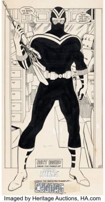 Keith Pollard and Pablo Marcos Vigilante #2 Splash Page 23 Original Art (DC, 1984). | Heritage
