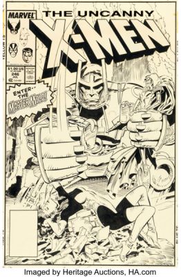 Marc Silvestri and Dan Green The Uncanny X-Men #246 Master Mold Cover Original Art (Marvel, 1989). | Heritage