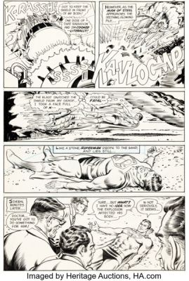 Curt Swan and Murphy Anderson Superman #233 "Superman Breaks Loose" Story Page 3 Original Art (DC, 1971). | Heritage