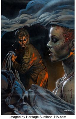 Glenn Fabry Hellblazer #80 Cover Painting Original Art (DC, 1994).