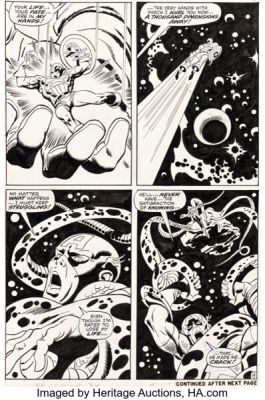 John and Sal Buscema Captain America #115 Story Page 15 Original Art (Marvel, 1969). | Heritage