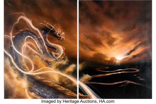 Emmanuel Civiello La Dynastie des Dragons, Le Chant du Phénix #2 Double-Page Splash 2-3 Original Art (Delcourt, 2012). (Total: 2 Original Art) | Heritage