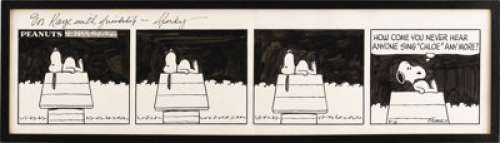 Charles Schulz - Peanuts Daily Comic Strip Original Art, dated 8-6-68 (United Features Syndicate, 1968). Offbeat, - | Heritage