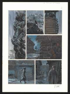 Grzegorz Rosinski - Planche originale n°2 - La Bataille d‘Asgard - Thorgal