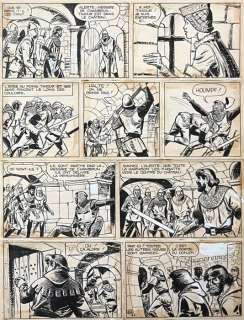 Sirius | Sirius - Planche originale - Les Timour T19 - Le Fils du Croisé - (1966) | Catawiki