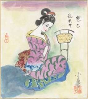 Goseki Kojima Hand-Drawn Color Shikishi | Mandarake (Big Web)