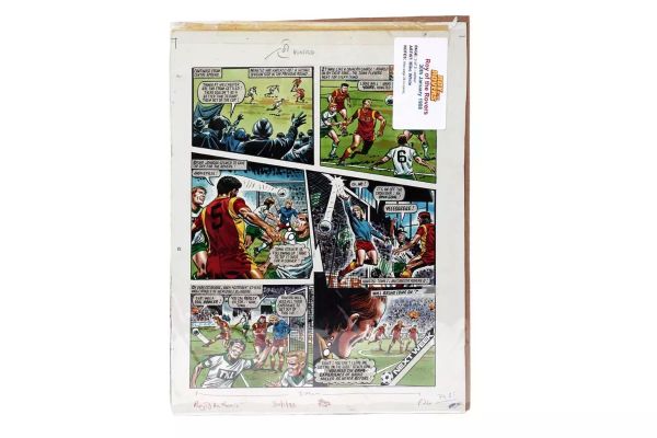 Lot 247 - Original artwork strip for Roy Of The Rovers | misc / divers