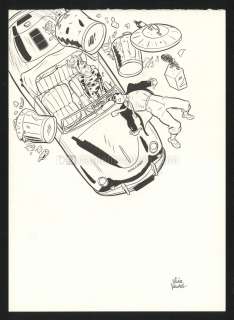 Olivier Schwartz - Couverture originale - Les Bijoux de la Bégum - Atom Agency