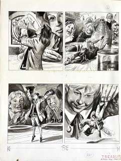 GIORGIO TREVISAN - Original page for Gulliver. Cm. 35x45. Ink. Mint. Code 764.