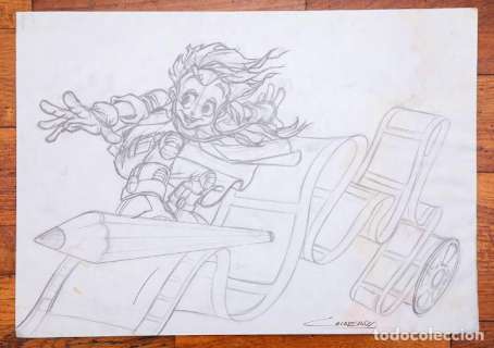 JAIME CALDERON * ORIGINAL A LAPIZ