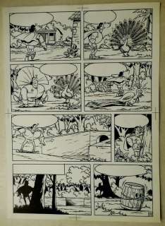 Studio Vandersteen | Originele pagina (p.20)  - Jerom 26  - De parels van Mallorca  - (1969) | Catawiki