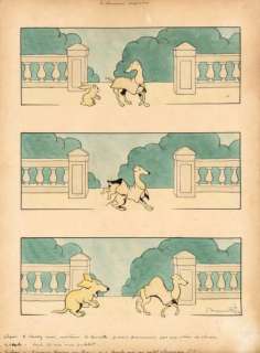 Â«Le chameau improviséÂ». Belle planche en couleurs publiée… | Tessier Sarrou