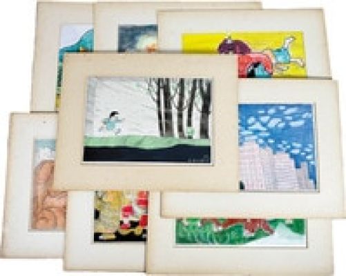 Shinji Nagashima Hand-Drawn Color Illustration (8 Sheets) | Mandarake (Big Web)