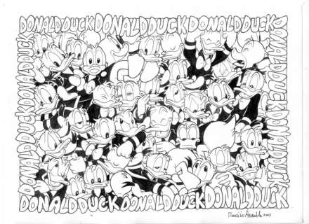 Maurizio Amendola - 1 Original drawing - Donald Duck | Catawiki