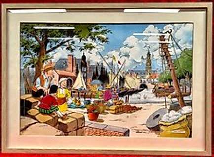 Geerts, Paul - 1 Original colour drawing - Suske en Wiske - 2010 | Catawiki