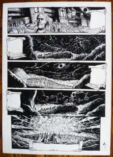 Pontet, Cyril - 1 Original page - Chroniques de la Lune Noire T8 - Le Glaive de la justice - 1998 | Catawiki