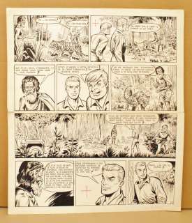 Forton | TIGER JOE - PLANCHE ORIGINALE ENCRE - L 48 H 56 | The Skull