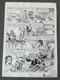 Craenhals, François - 1 Original page - Le Chevalier Ardent - (années 1970) | Catawiki