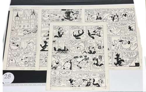 CORTEGGIANI et COBER. « D’Artapif ». 4 planches. Planches n°1 à… | misc / divers