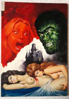 Studio Rossi - 1 Original cover - Il Vampiro serie #6 - L’orrendo ghigno del mostro - 1974 | Catawiki