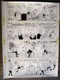 Pom - 1 Original page - Piet Pienter en Bert Bibber 9 - Buldaarse Rhapsodie - 1958 | Catawiki