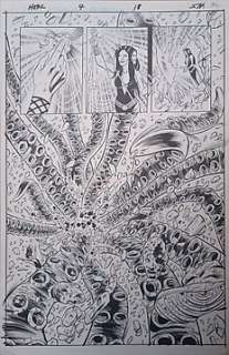 Scott Hanna (Inks), Neil Edwards (blue line) - 1 Published artwork - Hercules - Herc #4 page 18