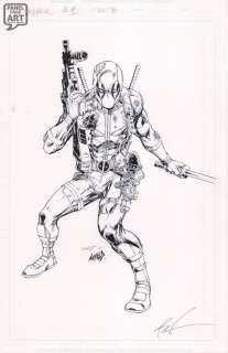 Rob Liefeld Marat Mychaels - Deadpool 1 Cover - 2018