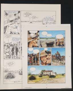 Faure, Michel - 1 Planche originale + mise en couleur original - Camargue rouge - 2013 | Catawiki