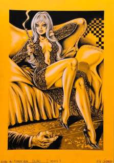 Nik Guerra - 1 Original colour page - Il Giallo del fumetto Nero - “Venus” tavola n.32 - 2023 | Catawiki