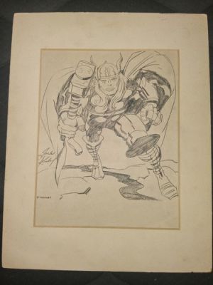 Jack Kirby Original Art Sketch Vintage The Mighty Thor Marvel Comics Silver Age | eBay US