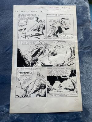 IDAHO #6 original comic art IDAHO KNIFE FIGHT KILLS LOBO ACTION DEATH 1965 DELL | eBay US (Buy It Now)