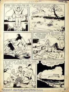 Artist Unknown - Captain Marvel Adventures #5 Original Artwork (Fawcett, 1941). Page 43, from the story - | Heritage