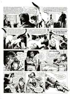 Mitton, Jean-Yves - 1 Original page - De Silence et de Sang T8 - Les 4 provinces de L’Ave Maria - 1994 | Catawiki