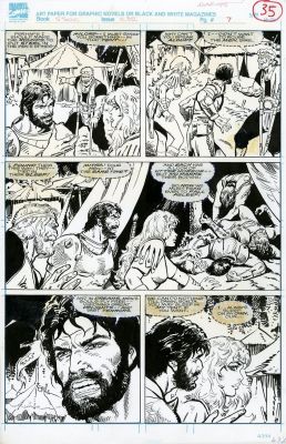 Esteban Maroto | Savage Sword of Conan n.232 p.7 (Marvel) | Pop Art Collector