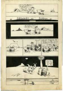George Herriman - Original Art for Krazy Kat Sunday dated 12-6-1942 (1942). Another Krazy Kat Sunday by the - | Heritage