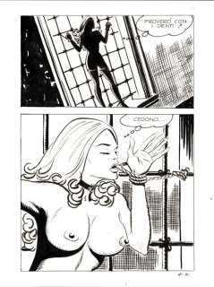 Birago Balzano - 1 Original page - Zora la Vampira #4 - "Chi abita la bara" - 1972 | Catawiki