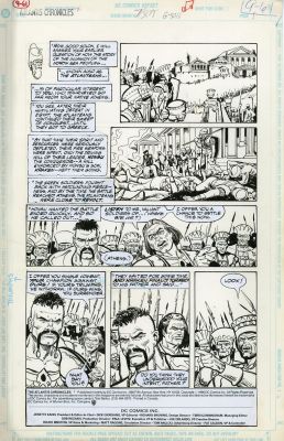 Esteban Maroto | The Atlantis Chronicles n.7 p.1 (DC) | Pop Art Collector