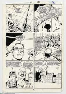 Tony Salmons and Randy Emberlin - Original Art for G.I. Joe #69, pages 6-9 (Marvel, 1988). These four fun pages -