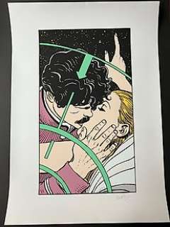 Moebius - 1 Silkscreen - Der Kuss - 1990 | Catawiki