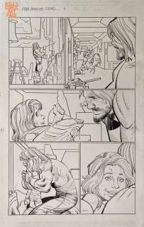 John Romita Jr. Klaus Janson - captain america #9 pg 1 (marvel, 2013) early dimension z bucky barnes