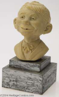 Kelly Freas - Original Prototype Sculpture for the Alfred E. Neuman Bust (1960). What, Me Worry?-- Kelly has - | Heritage